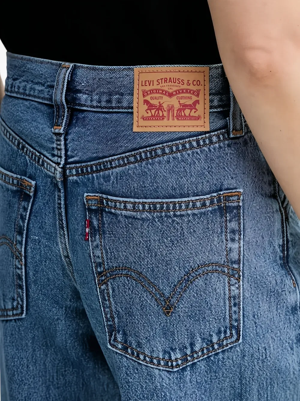Джинсы широкого кроя 94 Levi'S, синий — фото 4