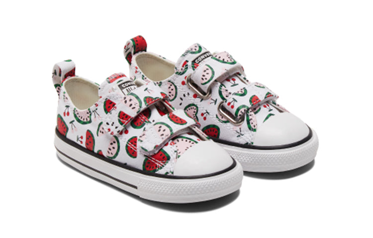 Кеды Converse Chuck Taylor All Star 2V 'White Red Green', красный — фото 3