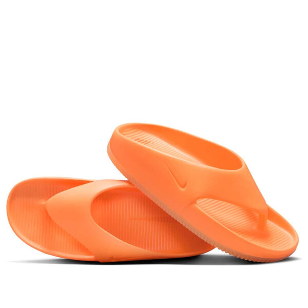 Тапочки calm flip flop 'peach cream' Nike, бежевый — фото 3