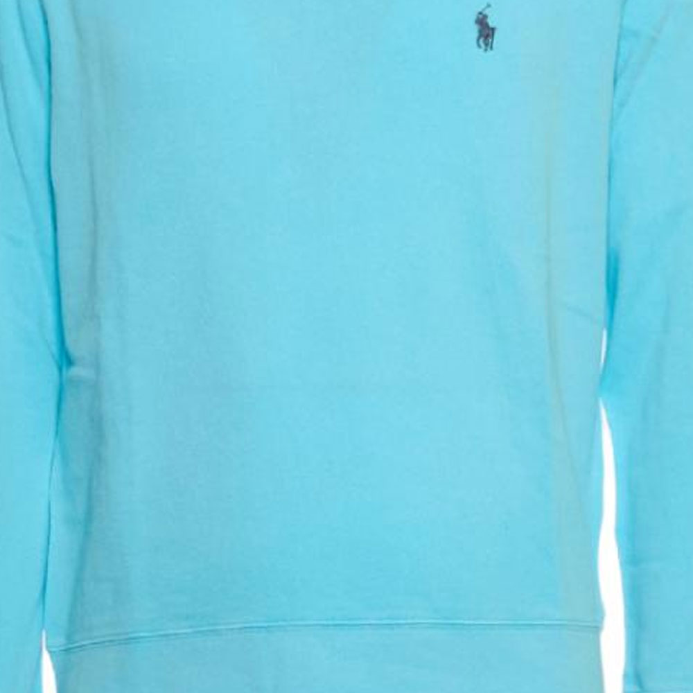 Толстовка с круглым вырезом и вышитым логотипом Polo Ralph Lauren, aqua синий — фото 4