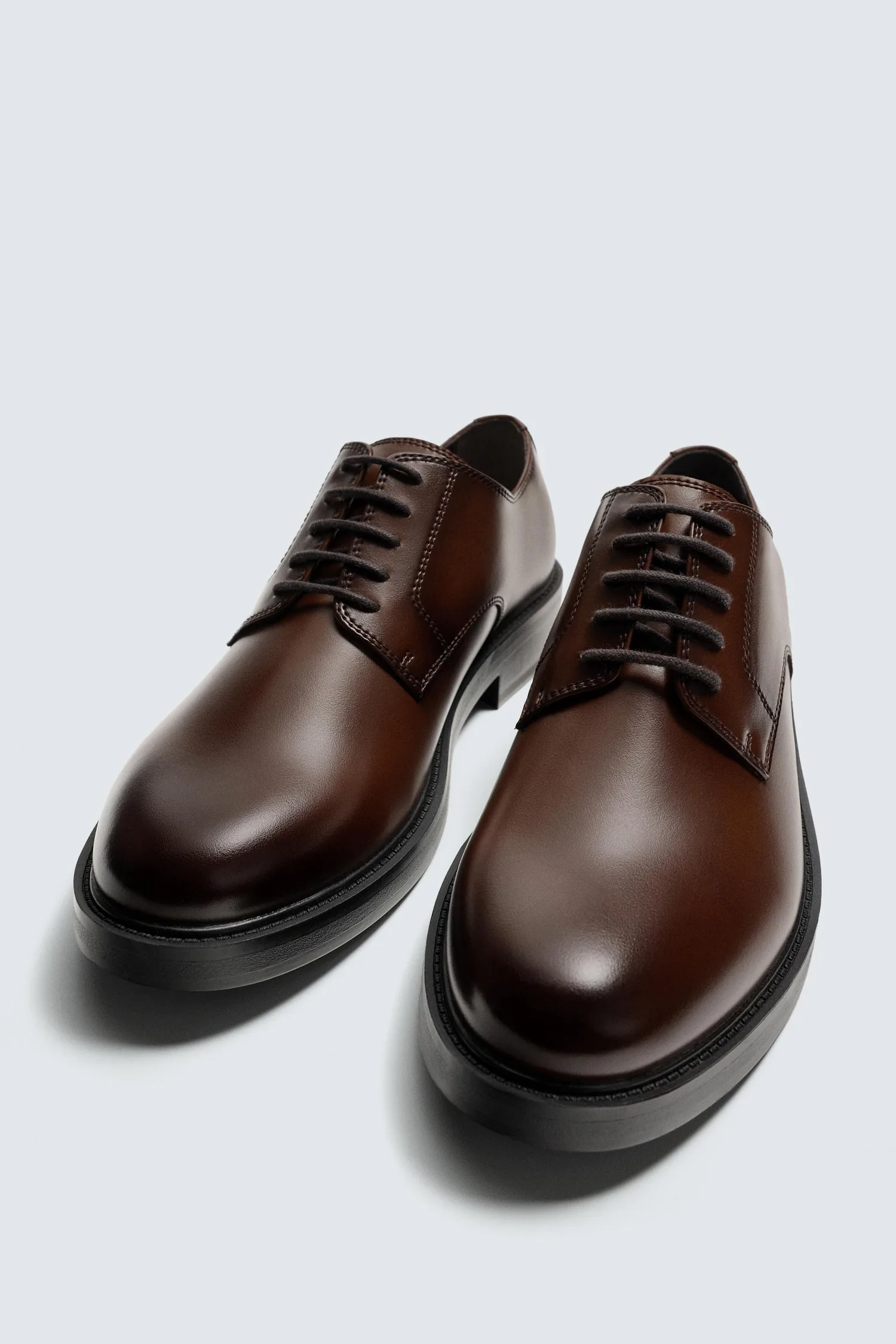 Туфли formal shoes Zara, коричневый — фото 2