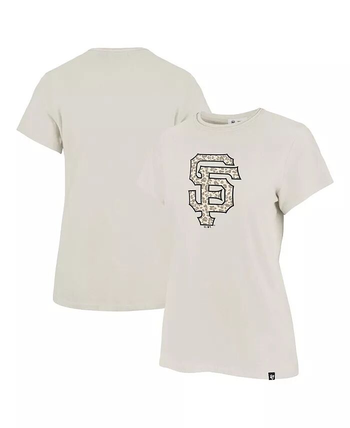 

Женская футболка Oatmeal San Francisco Giants с принтом Frankie '47 Brand