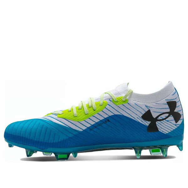 

Кроссовки ua shadow elite 2 fg football boots 'blue white green' Under Armour, синий