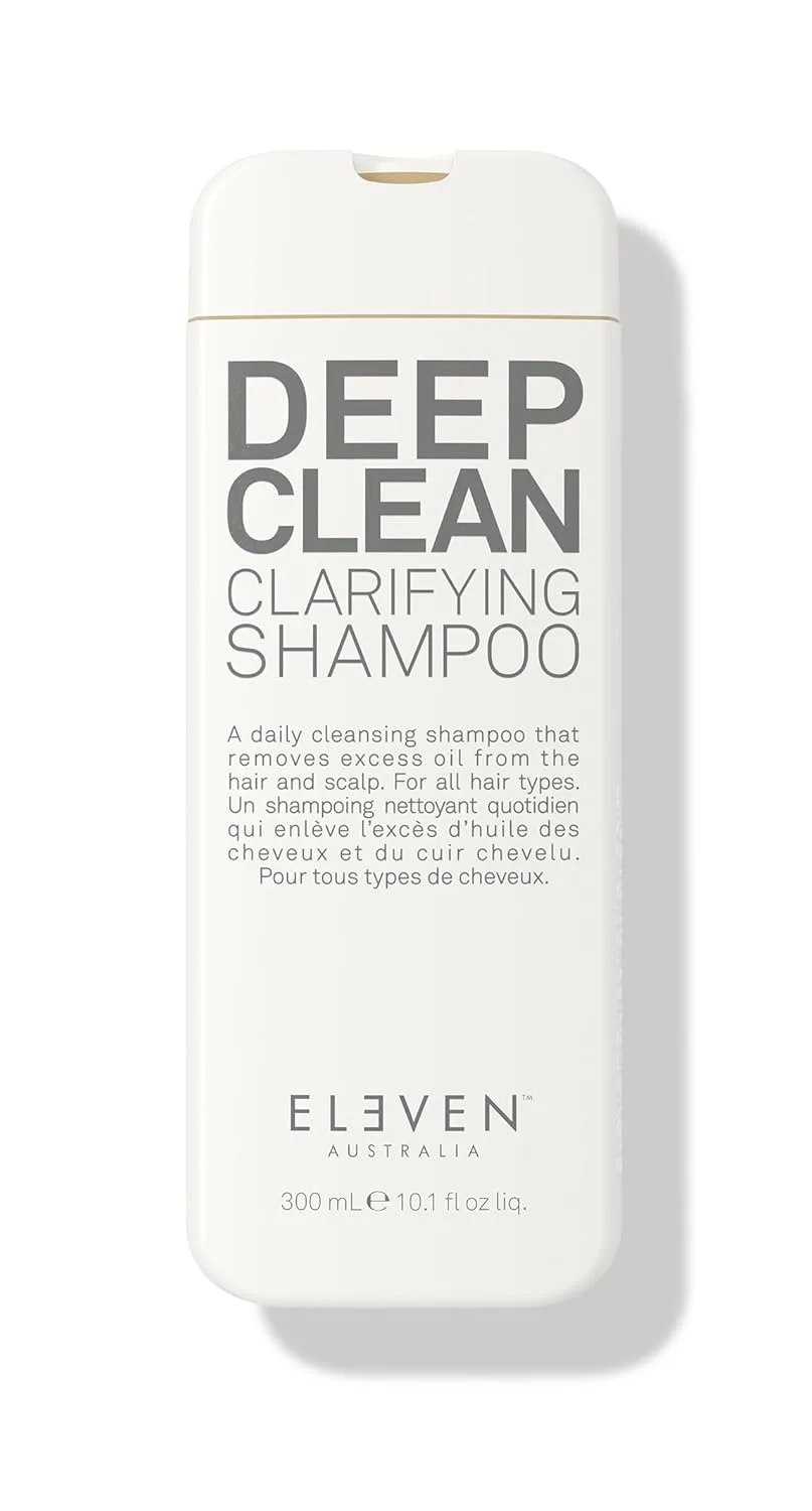 ELEVEN AUSTRALIA Deep Clean Clarifying Shampoo для женщин и мужчин - удаляет накопления, детоксифицирует кожу головы, безсульфатная формула для всех типов волос, очищающий и освежающий 299 мл