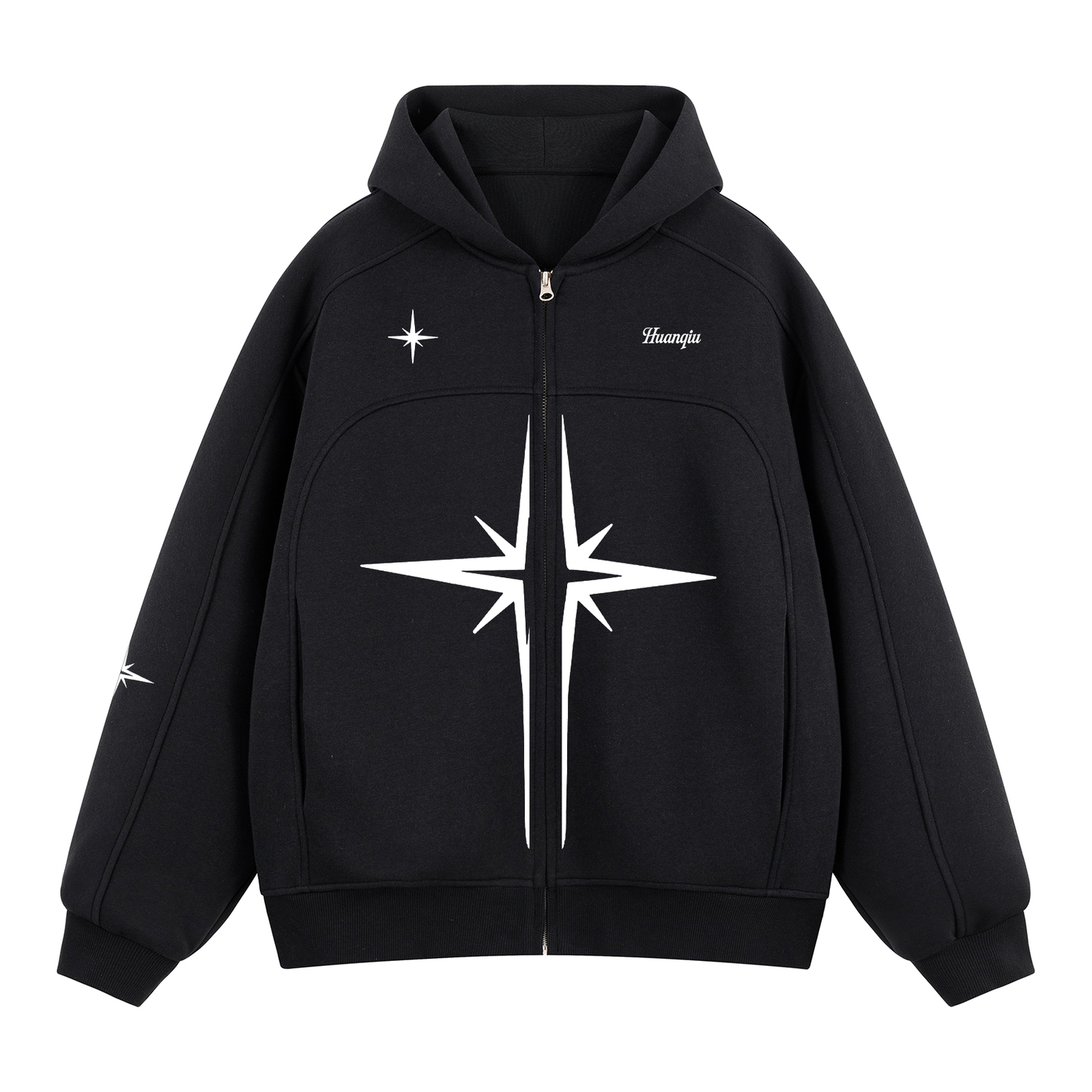 

Свитшот-куртка Unisex HUANQIU, черный