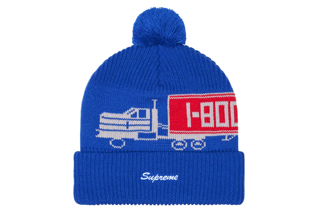 

Шапка Supreme 18-Wheeler, синий