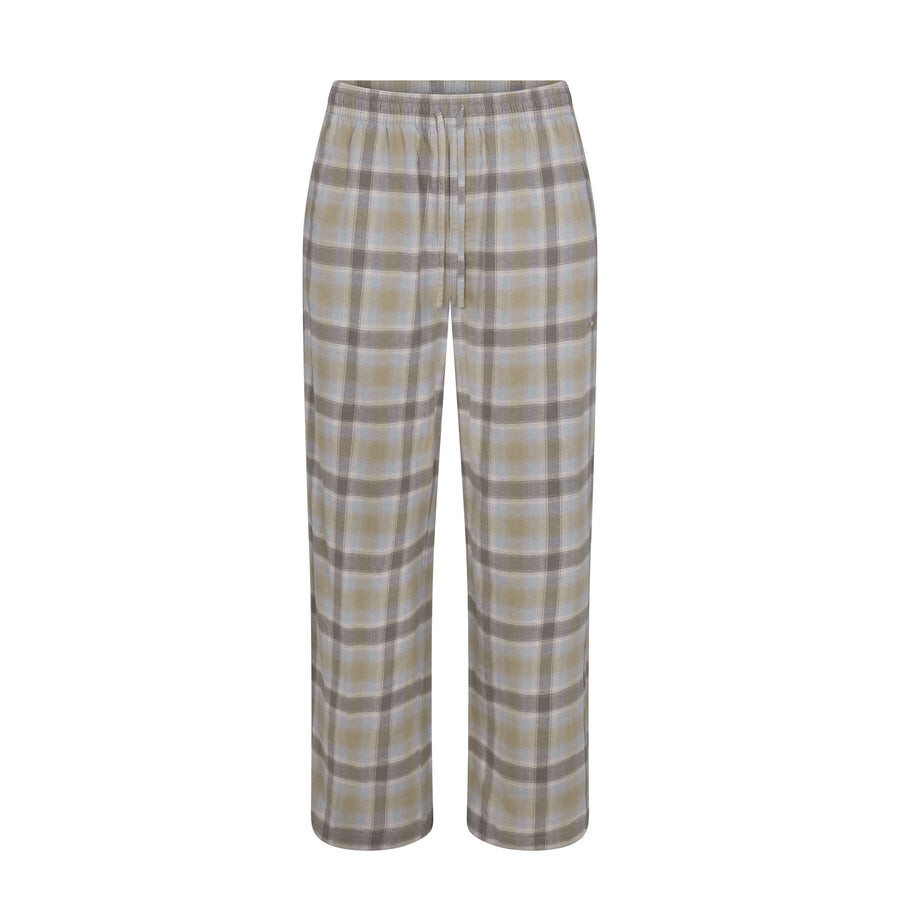 

Мужские брюки SKIMS Flannel Sleep, цвет Taupe Plaid