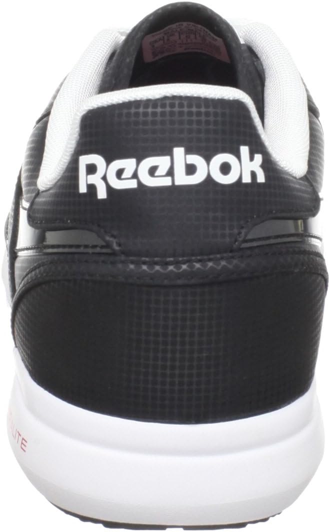 Кроссовки Reebok CL LTHR Clean Ultralite, белый/черный/красный — фото 3