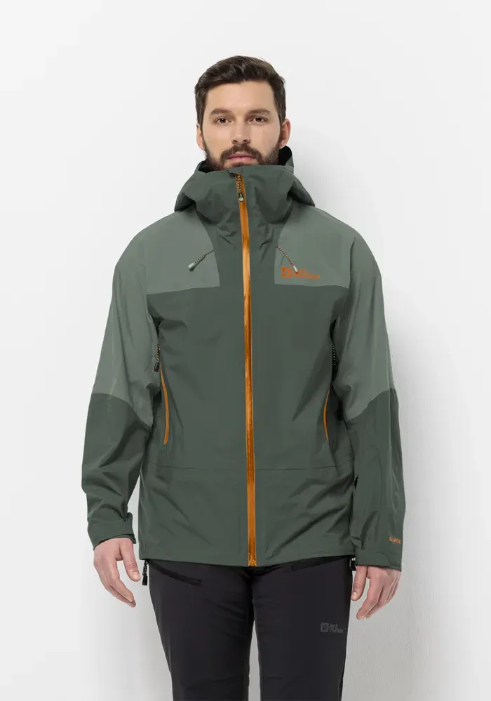 

Функциональная куртка Jack Wolfskin "ALPSPITZE TOUR 3L JKT M", с капюшоном, цвет Black-Olive