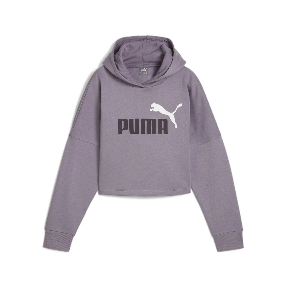 

Толстовка PUMA "Укороченная толстовка с логотипом Essentials для девочек", фиолетовый