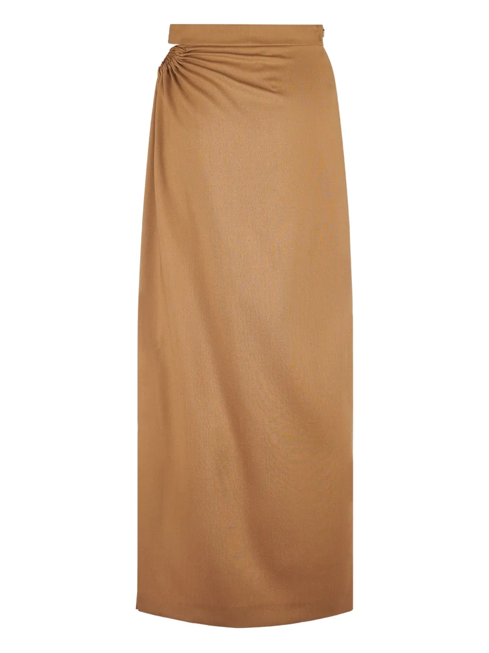 

Юбка макси со сборками MAX MARA, коричневый