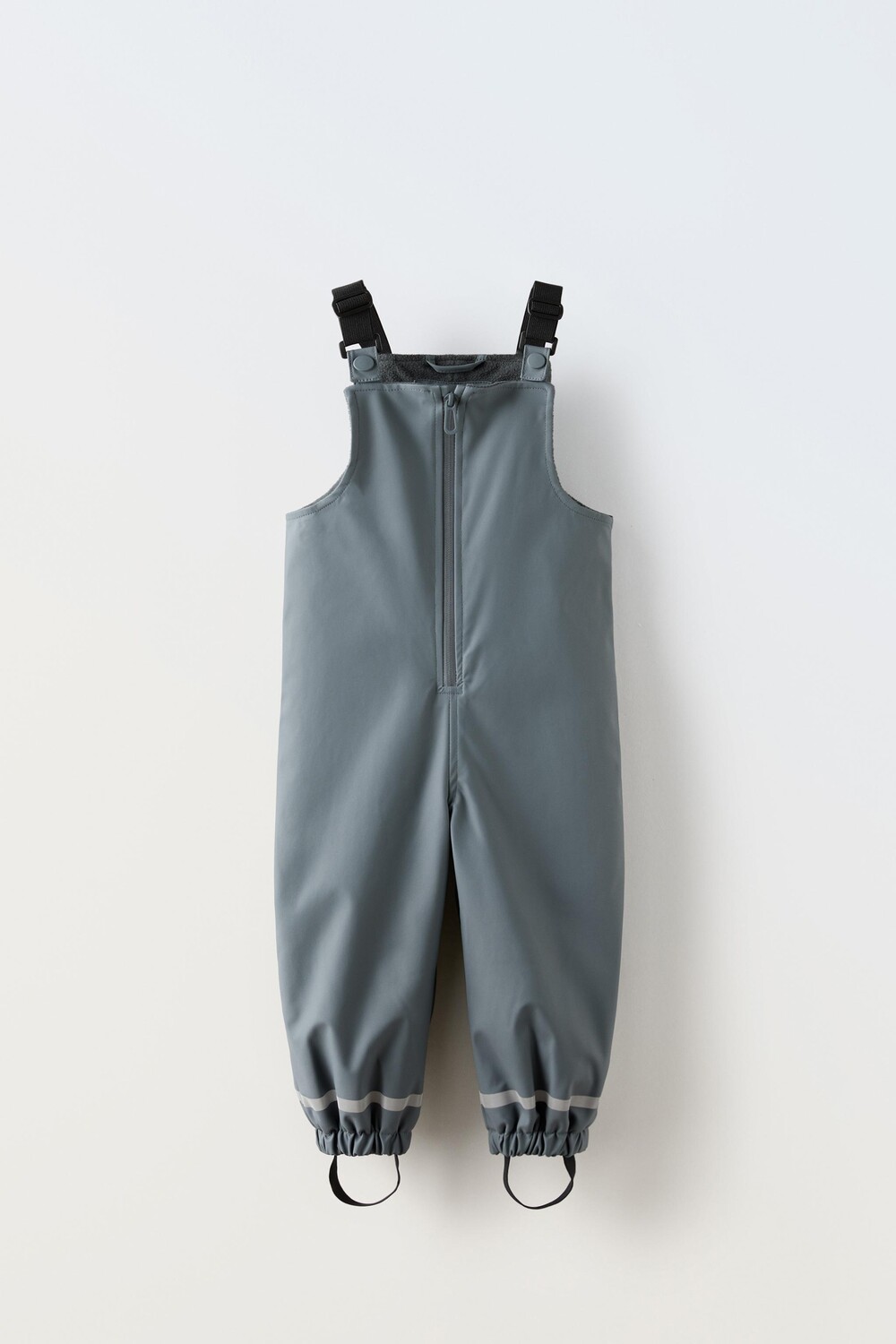 

Прорезиненные комбинезоны с молнией ZARA, сине-серый