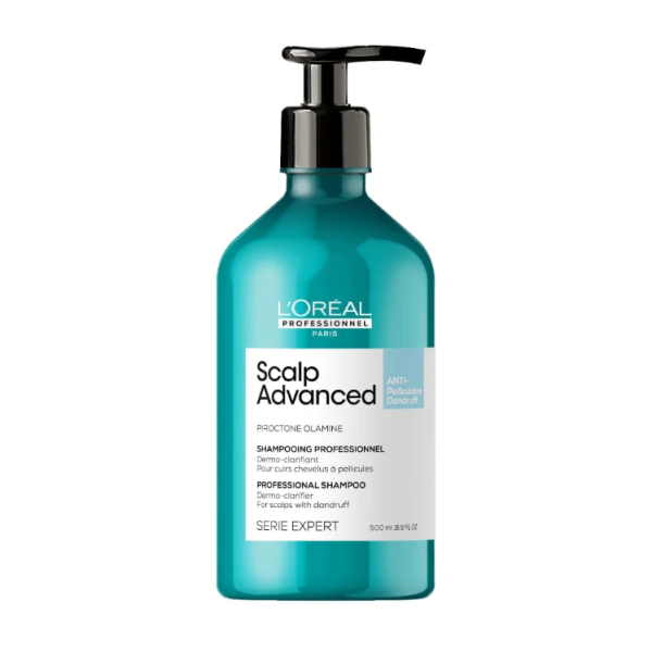 

Очищающий шампунь против перхоти для волос scalp advanced anti-dandruff dermo-clarifier shampoo L′Oréal Professionnel Paris, 500 мл