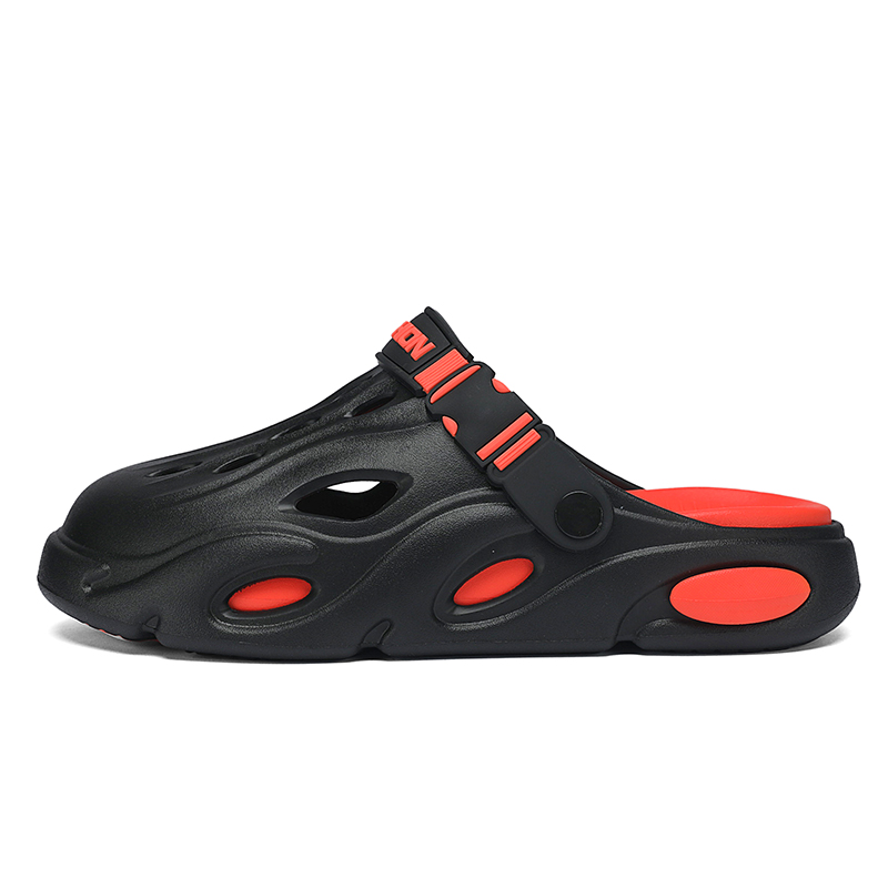 

Jinho Клоги мужские черно-оранжевые, цвет Black Orange