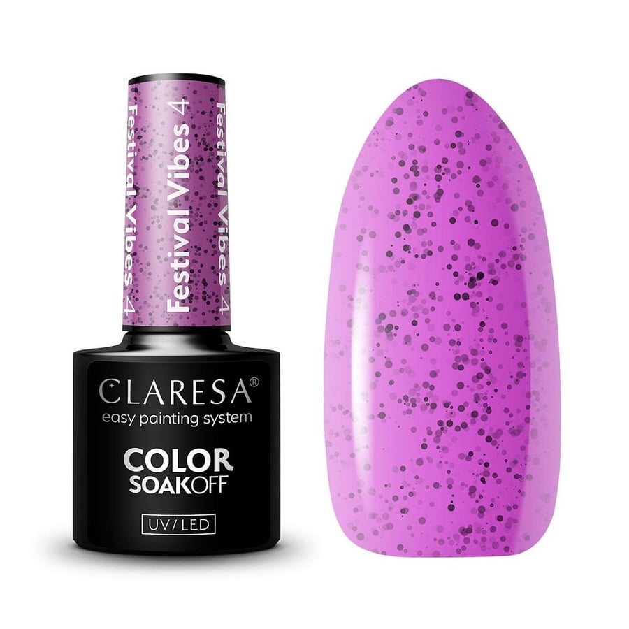 

Claresa, Festival Vibes 4, 5 г гибридный лак