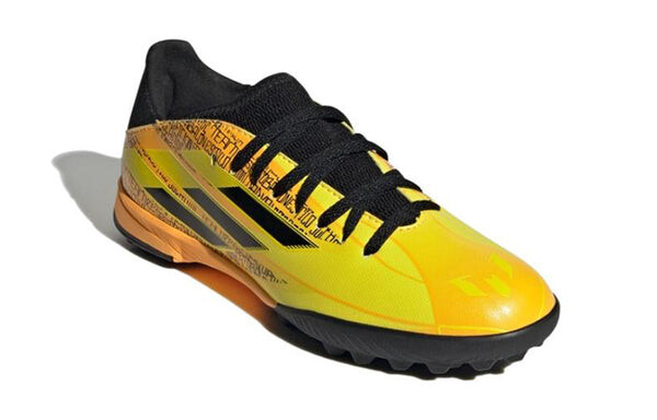 Кроссовки x speedflow.3 tf 'solar gold bright yellow' Adidas, черный — фото 3
