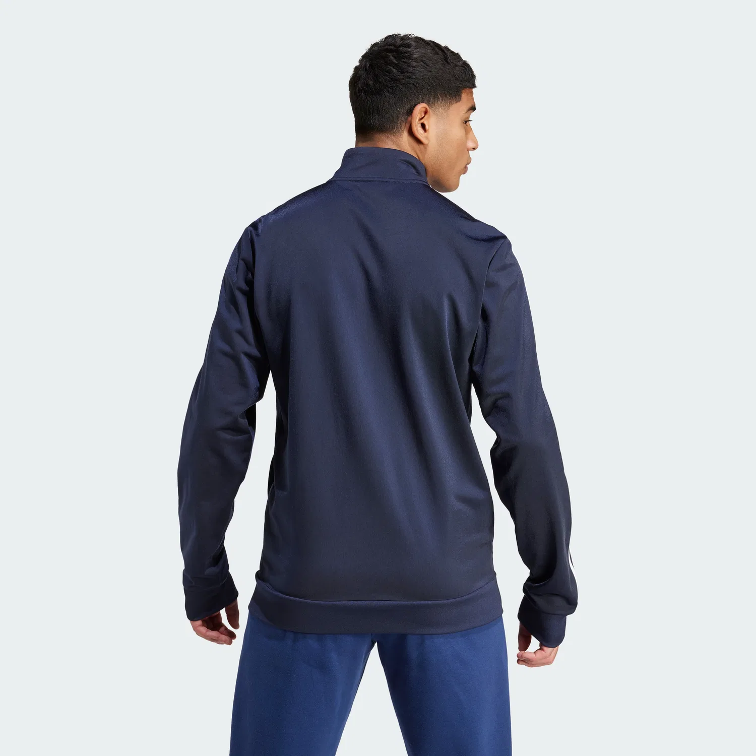 Мужская спортивная куртка Essential Warm-up 3S тёмно-синяя от Adidas — фото 2