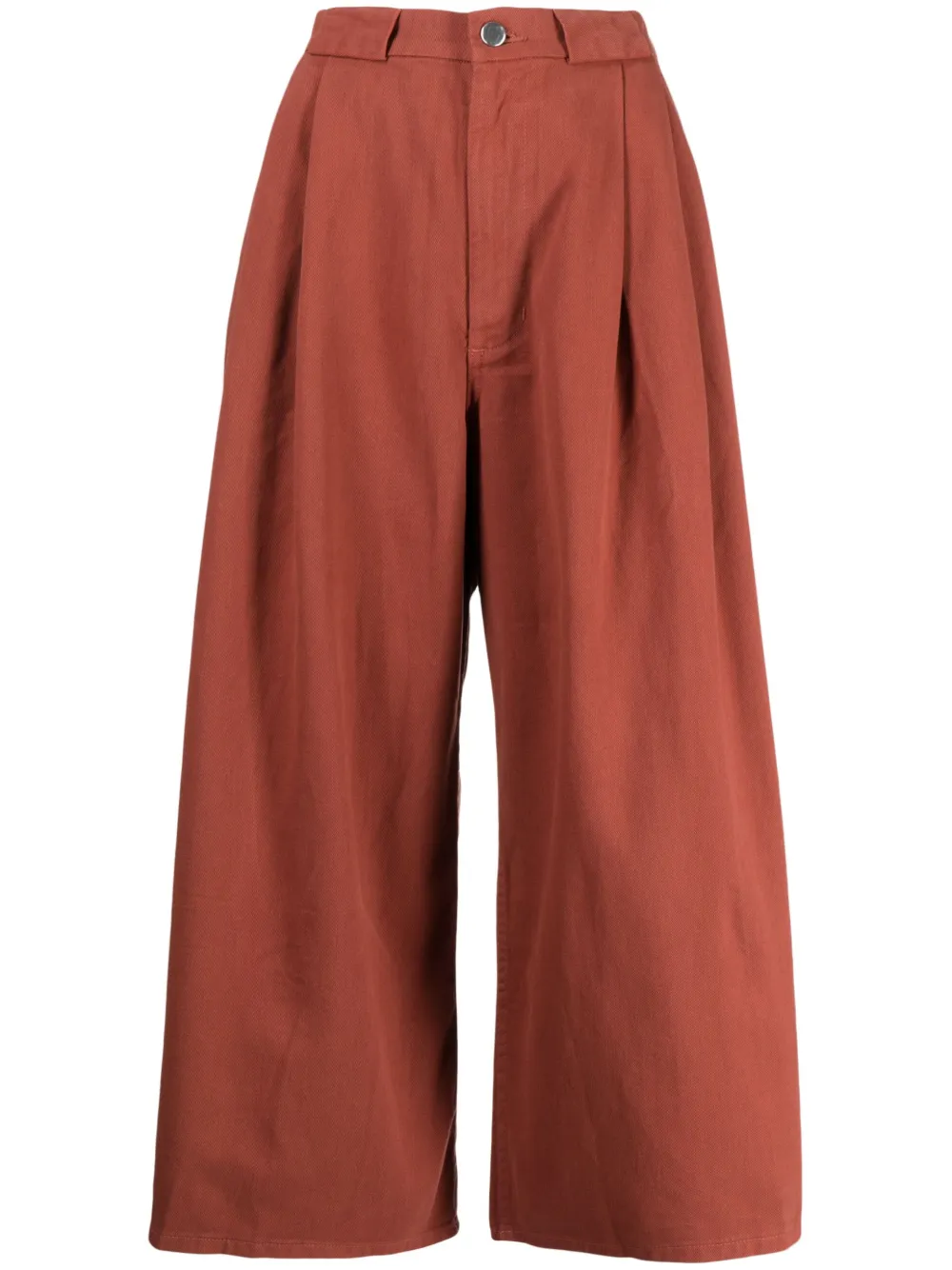 

Укороченные брюки широкого кроя Rachel Comey, красный