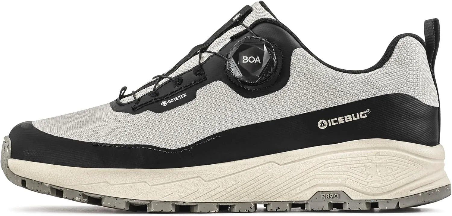 Icebug Haze RB9X GTX - Мужская водонепроницаемая прогулочная обувь, защита от любых погодных условий, система фиксации BOA, высокое сцепление