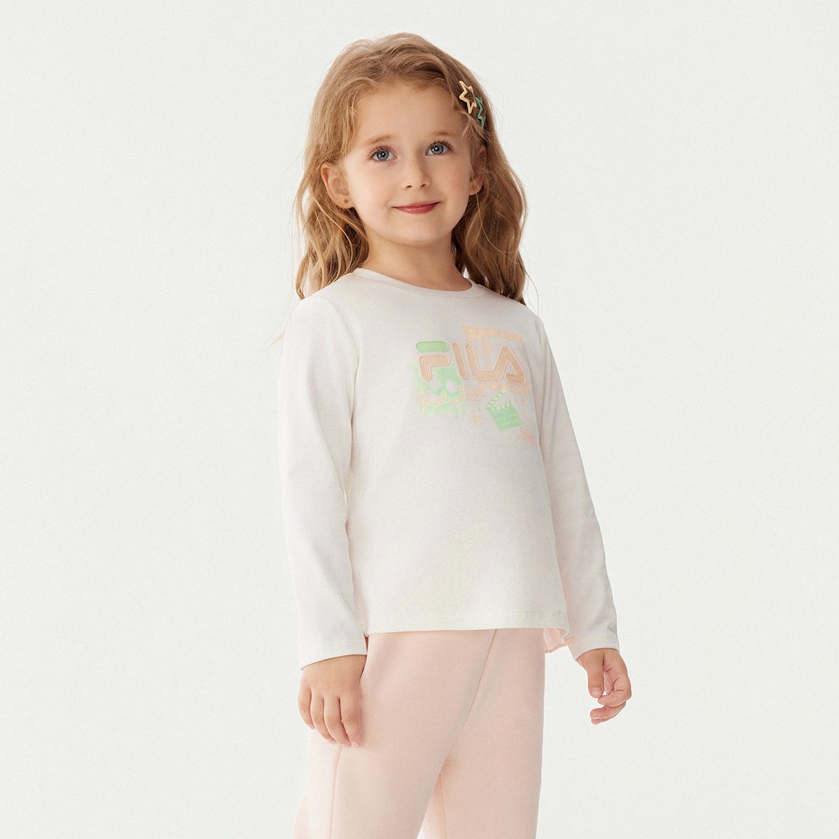 FILA KIDS Футболка Standard белая для детей 3-7 лет — фото 4