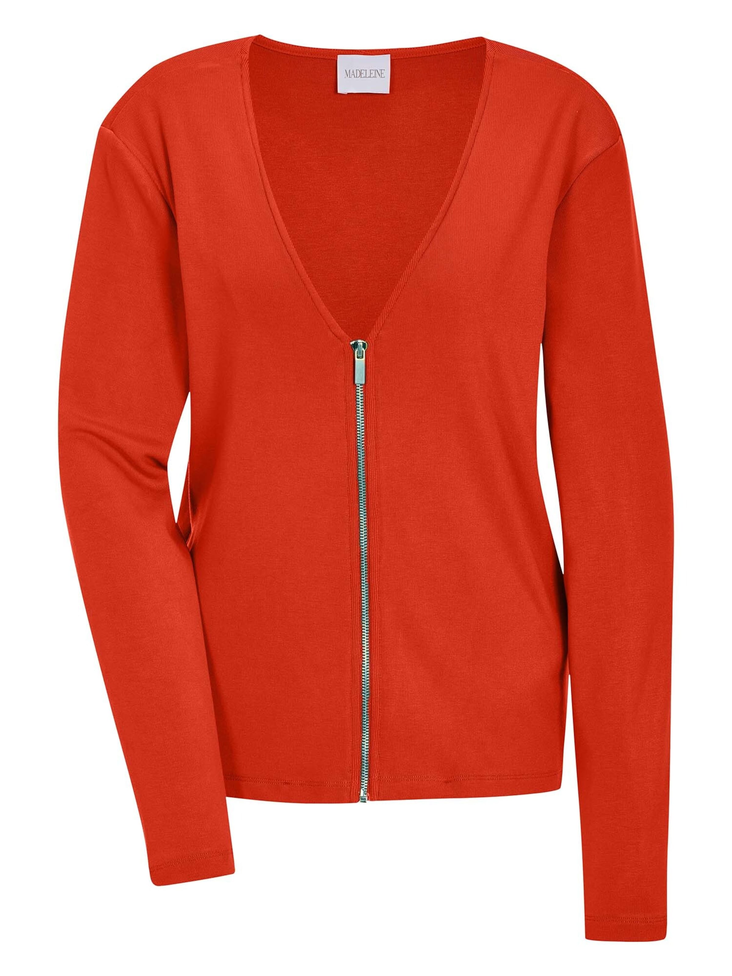 

MADELEINE Вязаный кардиган в оранжевом цвете