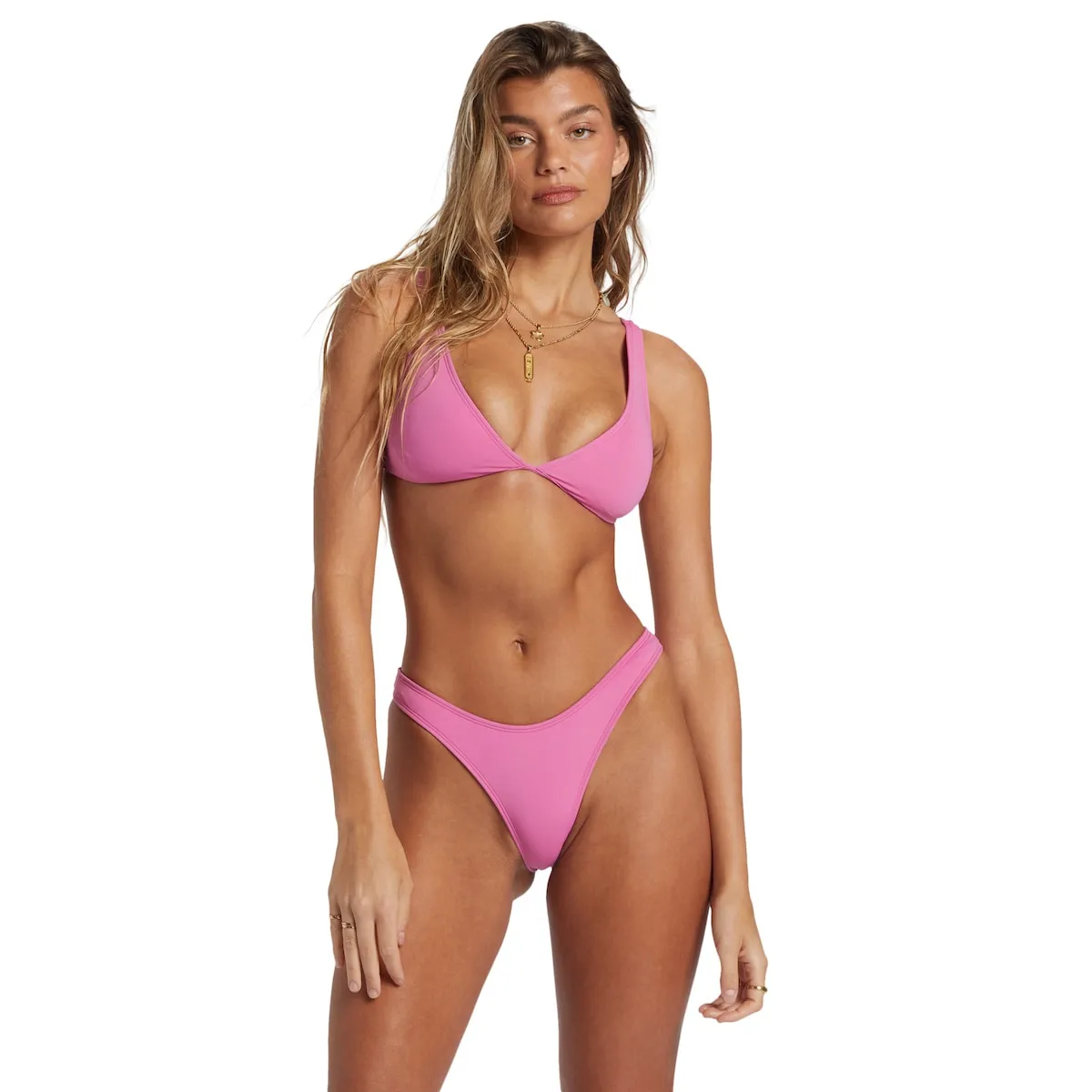 

Женский верх от бикини Sol Searcher Ava Tank Billabong, розовый