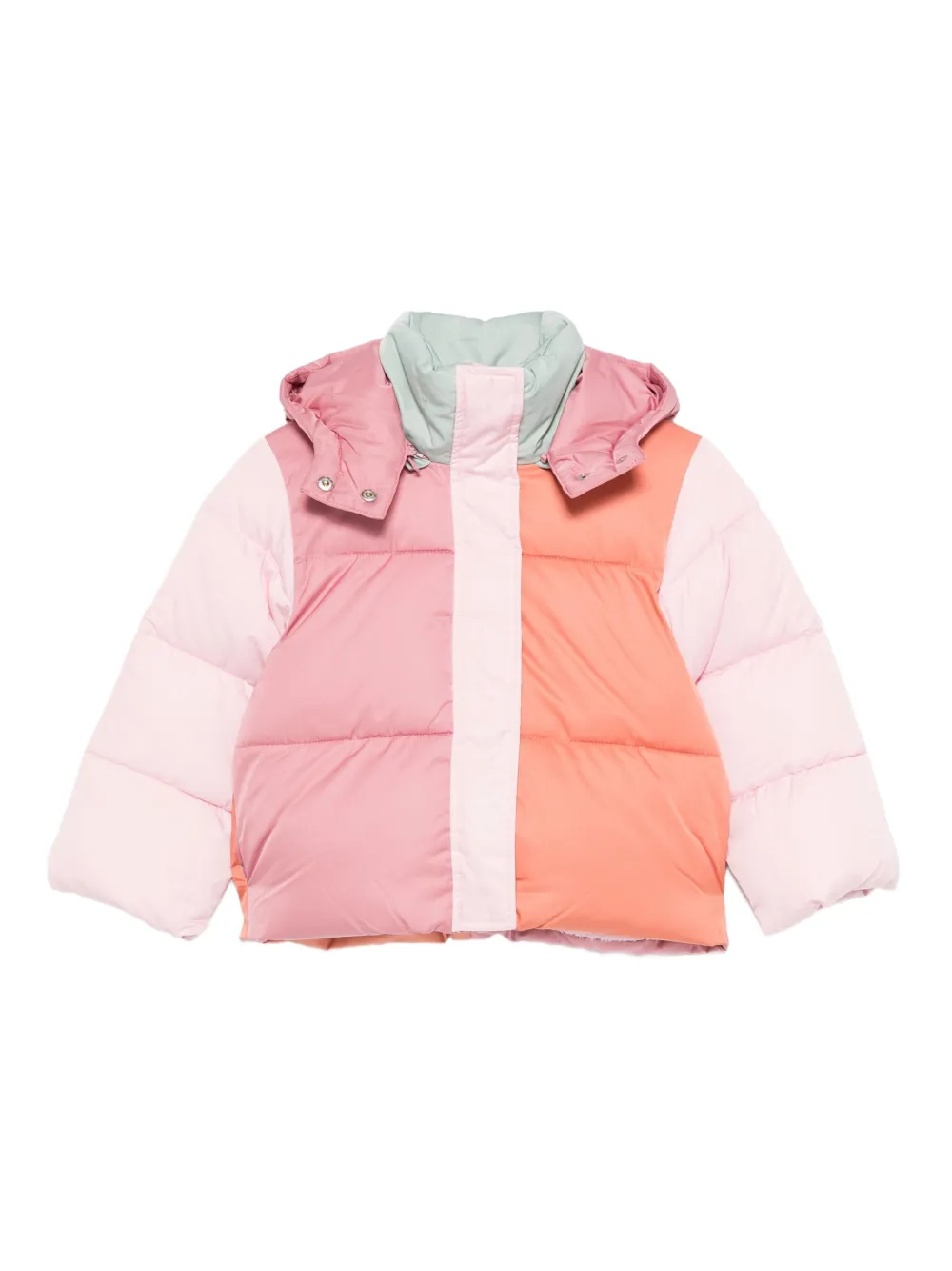 

Куртка-пуховик с капюшоном Stella McCartney Kids, розовый