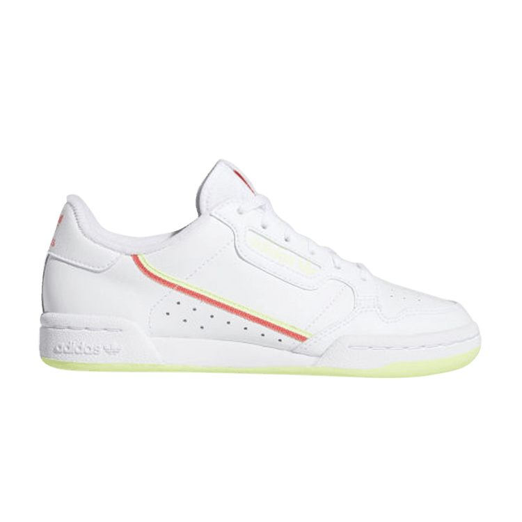 

Кроссовки adidas Continental 80 J 'White Red Yellow', белый