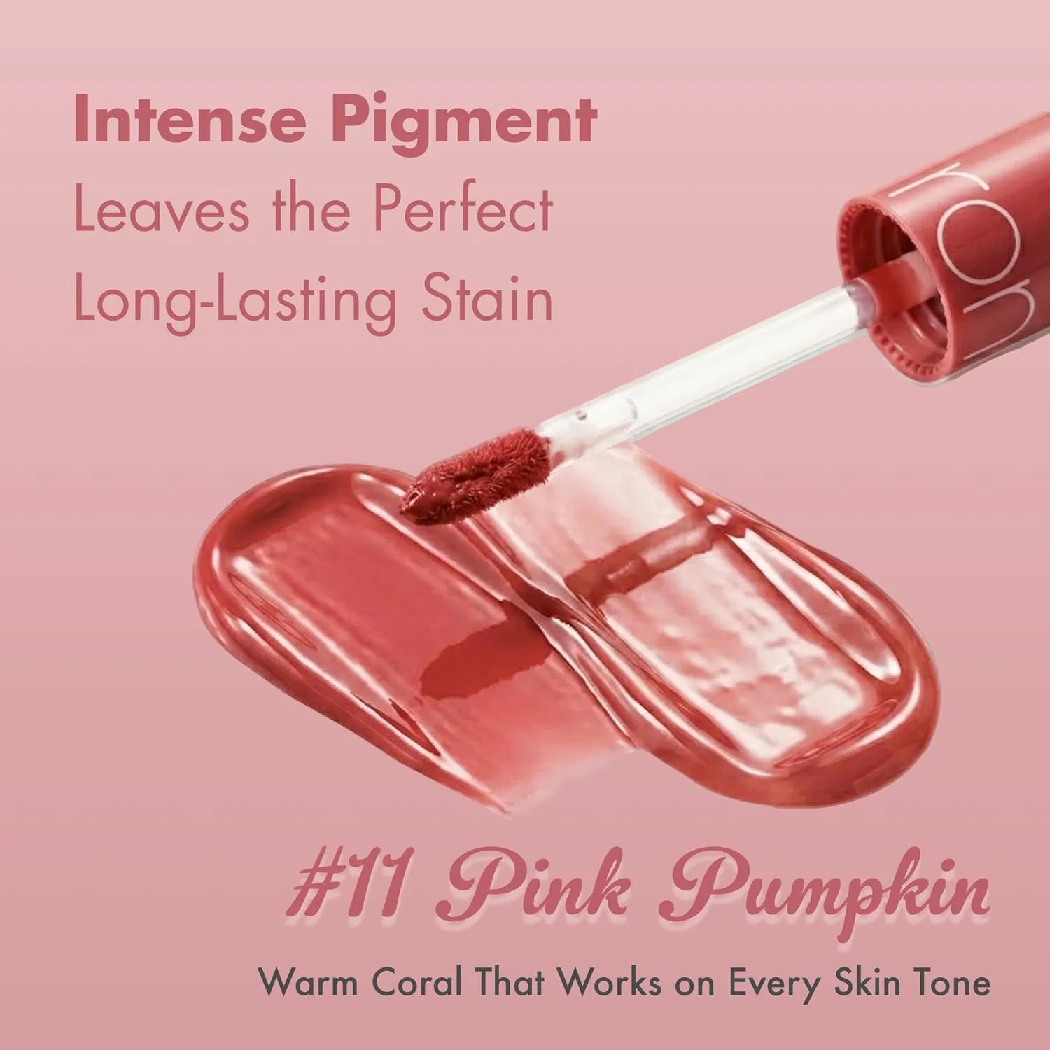Тинт для губ Romand Juicy Lasting Tint F/W Colours Rom&Nd, Pink, 11 Pink Pumkin — фото 4