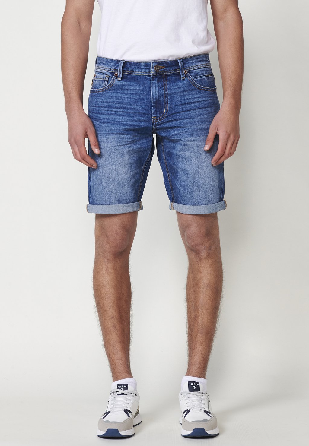 

Джинсовые шорты BERMUDA WITH FIVE POCKETS Koroshi, синий