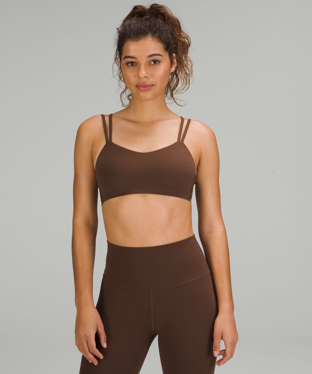 

Спортивный бюсгальтер Lululemon, коричневый