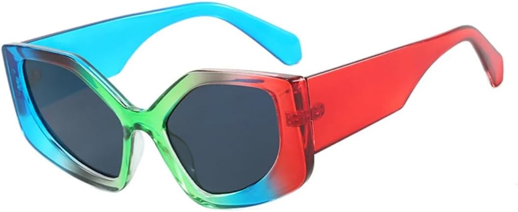 

Солнцезащитные очки с защитой UV400 | Увеличенные линзы "кошачий глаз" с цветными линзами | Для женщин и мужчин | Для занятий спортом на открытом воздухе и вождения DSVIGF, Colour Grey