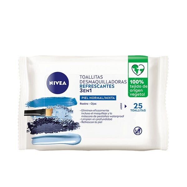 

Салфетки для снятия макияжа 25 шт Nivea