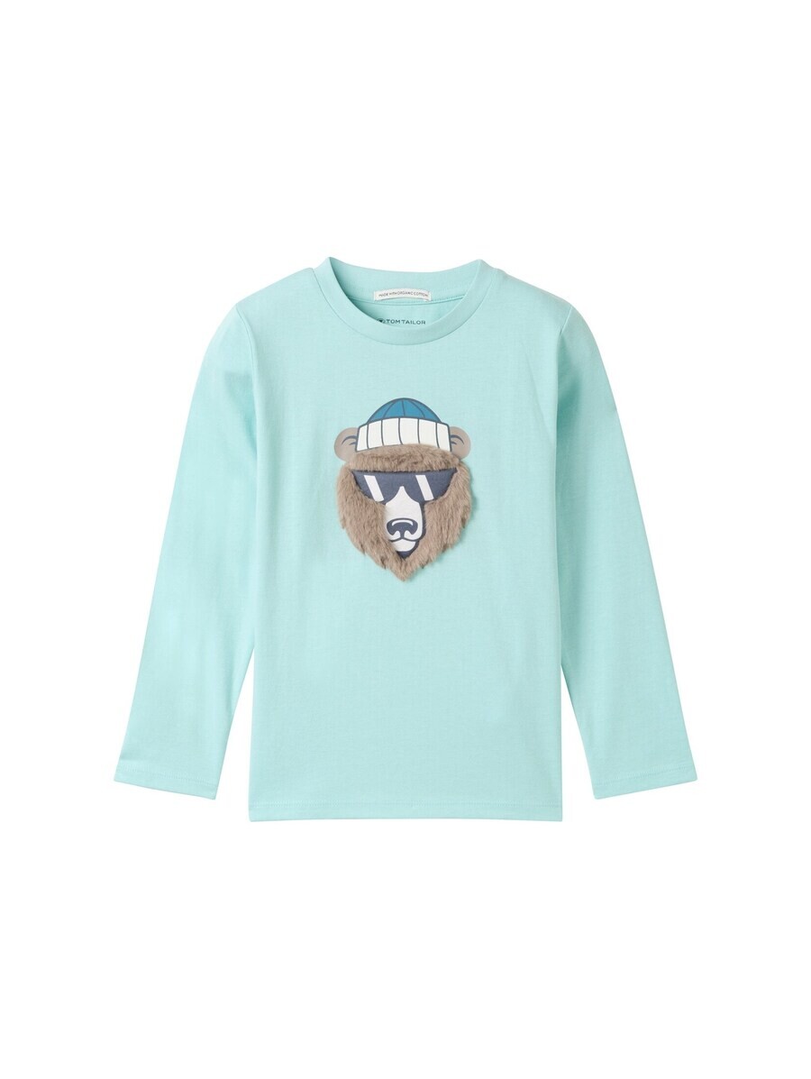 

Лонгслив TOM TAILOR Shirt, цвет light blue/dark blue