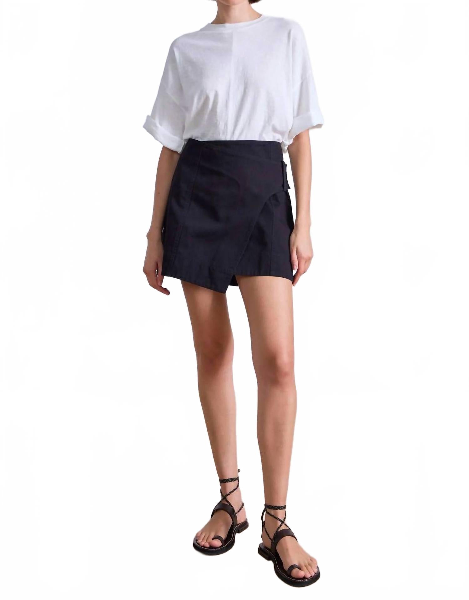 

Мини-юбка Лахири в черном цвете APIECE APART