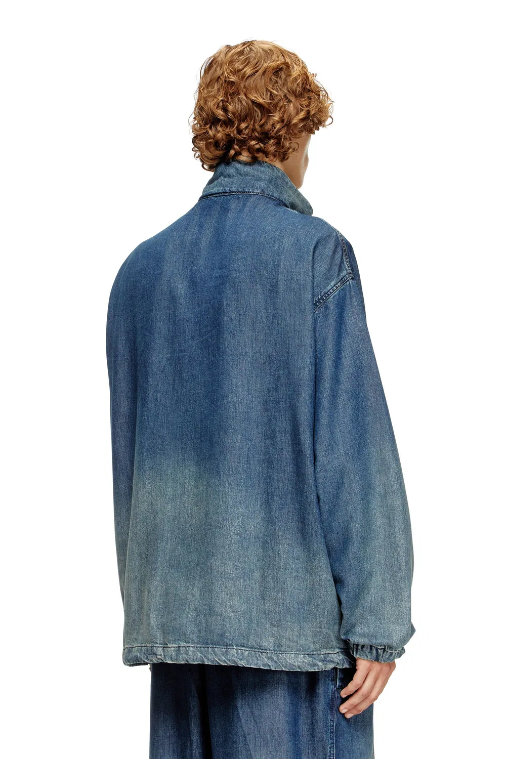 Мужская джинсовая куртка-блузон D-KRAP-S6 Diesel, Indigo Blue — фото 4