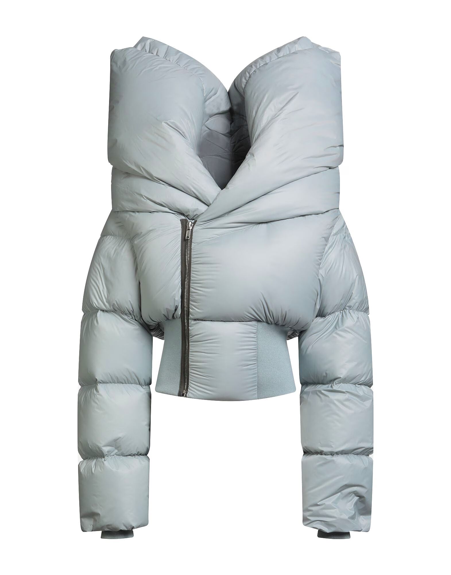 

Пуховик Rick Owens, светло-серый