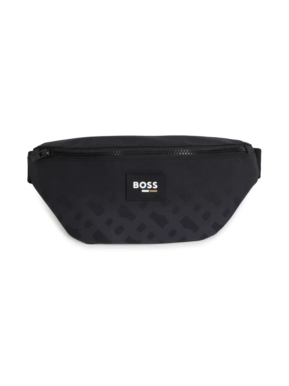 

Поясная сумка с монограммой Double B BOSS Kidswear, черный