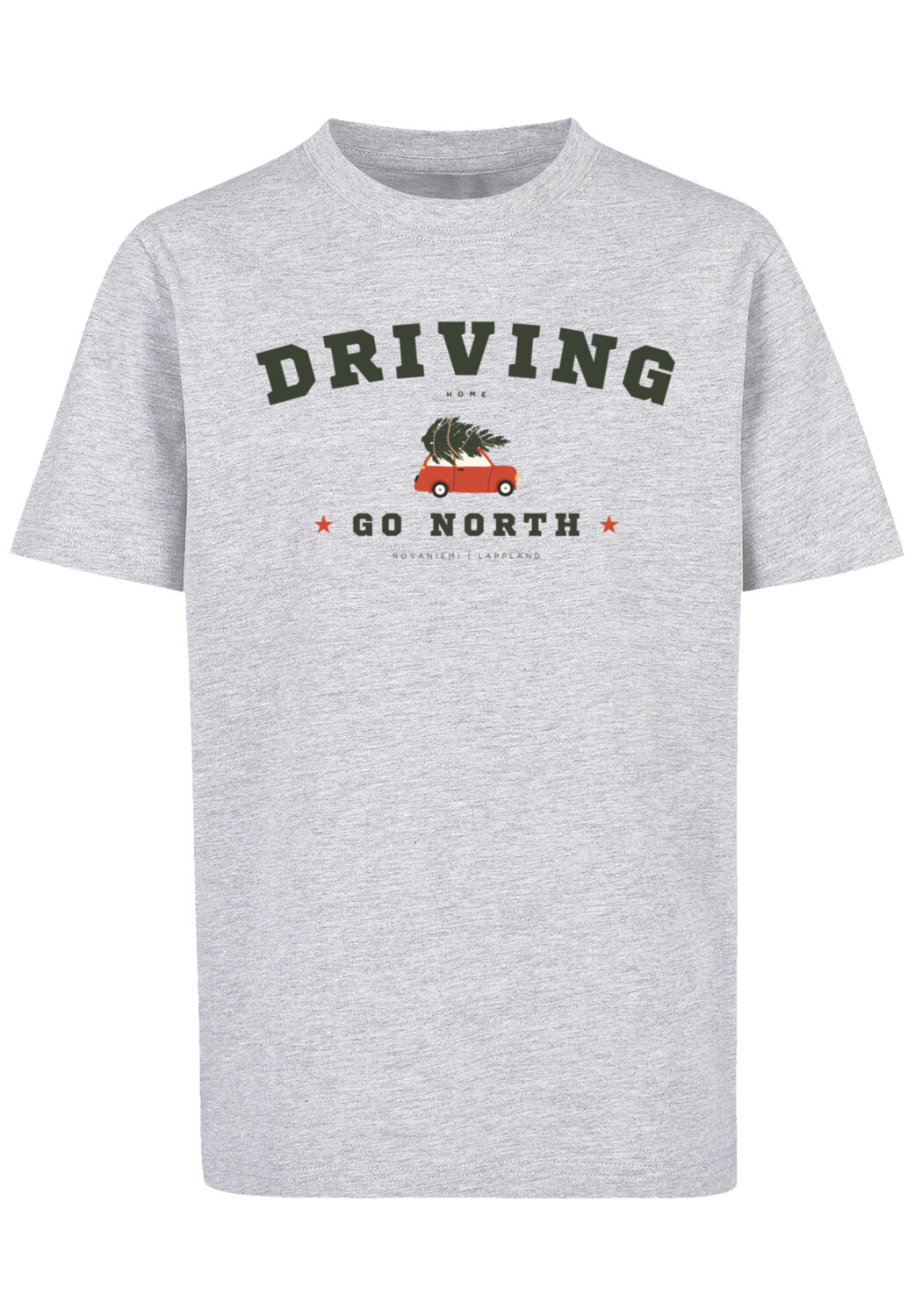

Футболка F4NT4STIC Driving Home Weihnachten, цвет grau meliert