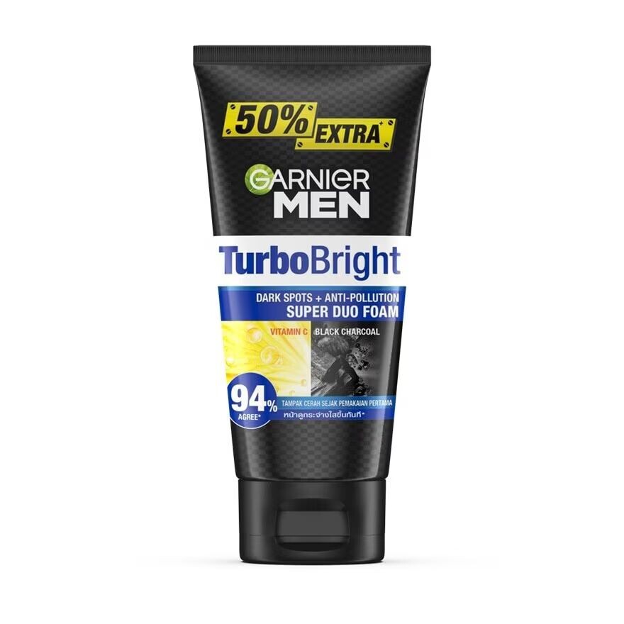 

Garnier Men Пенка Powerbright Super Duo 150 мл, White Blue