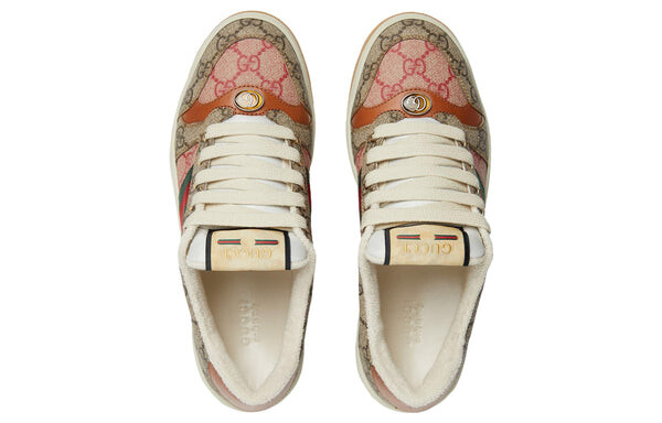 Кроссовки screener year of the rabbit sneakers 'brown beige' Gucci, коричневый — фото 4