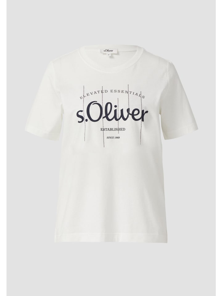 

Футболка в цвете 02D0_cream s.Oliver, Хаки, Футболка в цвете 02D0_cream s.Oliver