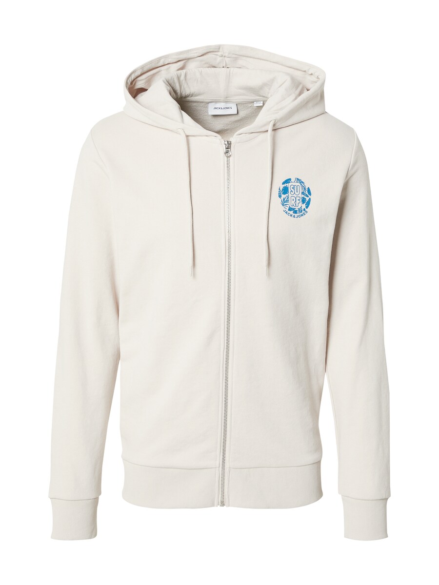 

Толстовка с капюшоном на молнии JACK & JONES JJONE, бежевый