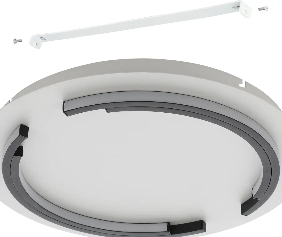 

Потолочный светильник EGLO "ZAMPOTE" Ø 42,00 см, Высота: 5,00 см., белый/черный