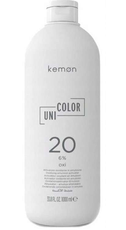 Kemon, Uni Color Oxi vol 20 6% 1000мл окислительный активатор краски Kemon, Профессиональный крем Cramer, глубокий оттенок — фото 2
