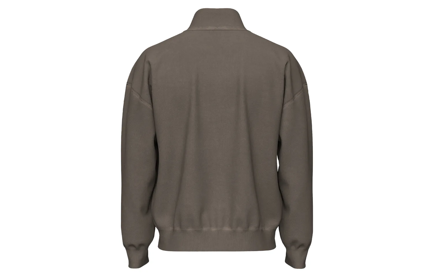 Levis Свитшот Unisex Brown Stand Collar Moderate — фото 3
