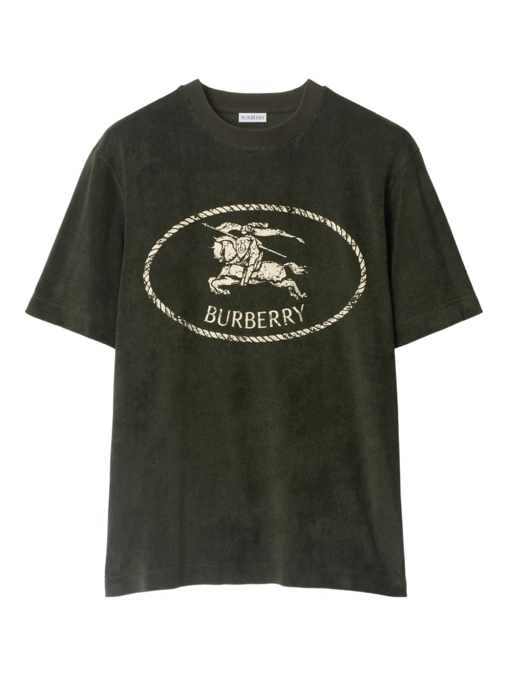 

Футболка с логотипом BURBERRY, зеленый