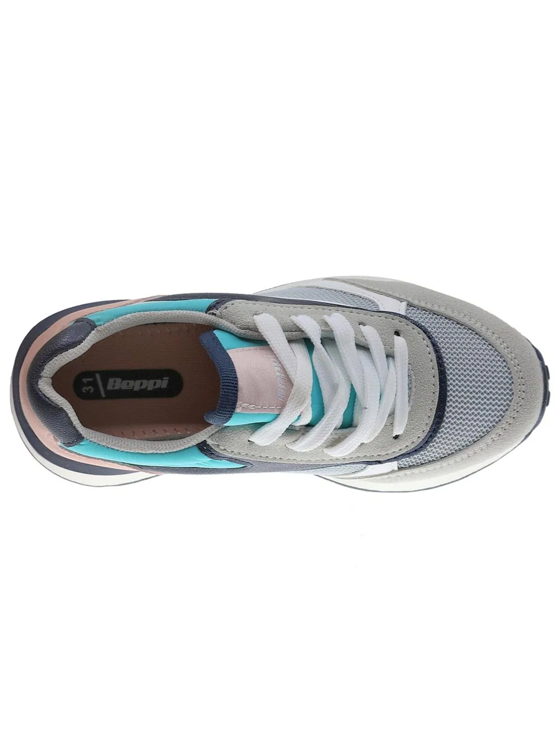 Кроссовки Beppi в стиле Casual Shoe серого цвета — фото 3