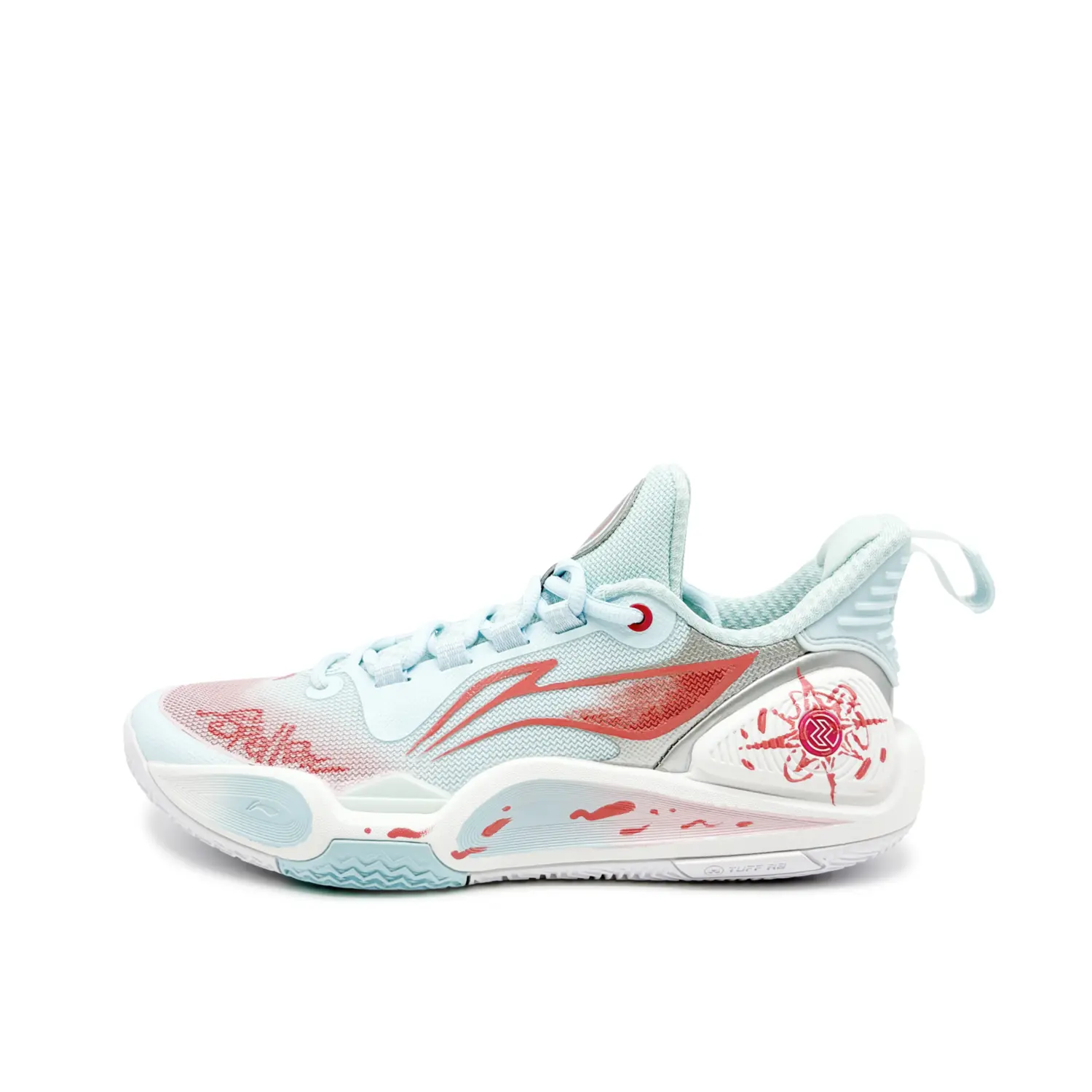 

Мужские низкие баскетбольные кроссовки Li Ning Speed 9 Fiery с амортизацией, противоскользящей подошвой и хорошим отскоком, синего и красного цвета