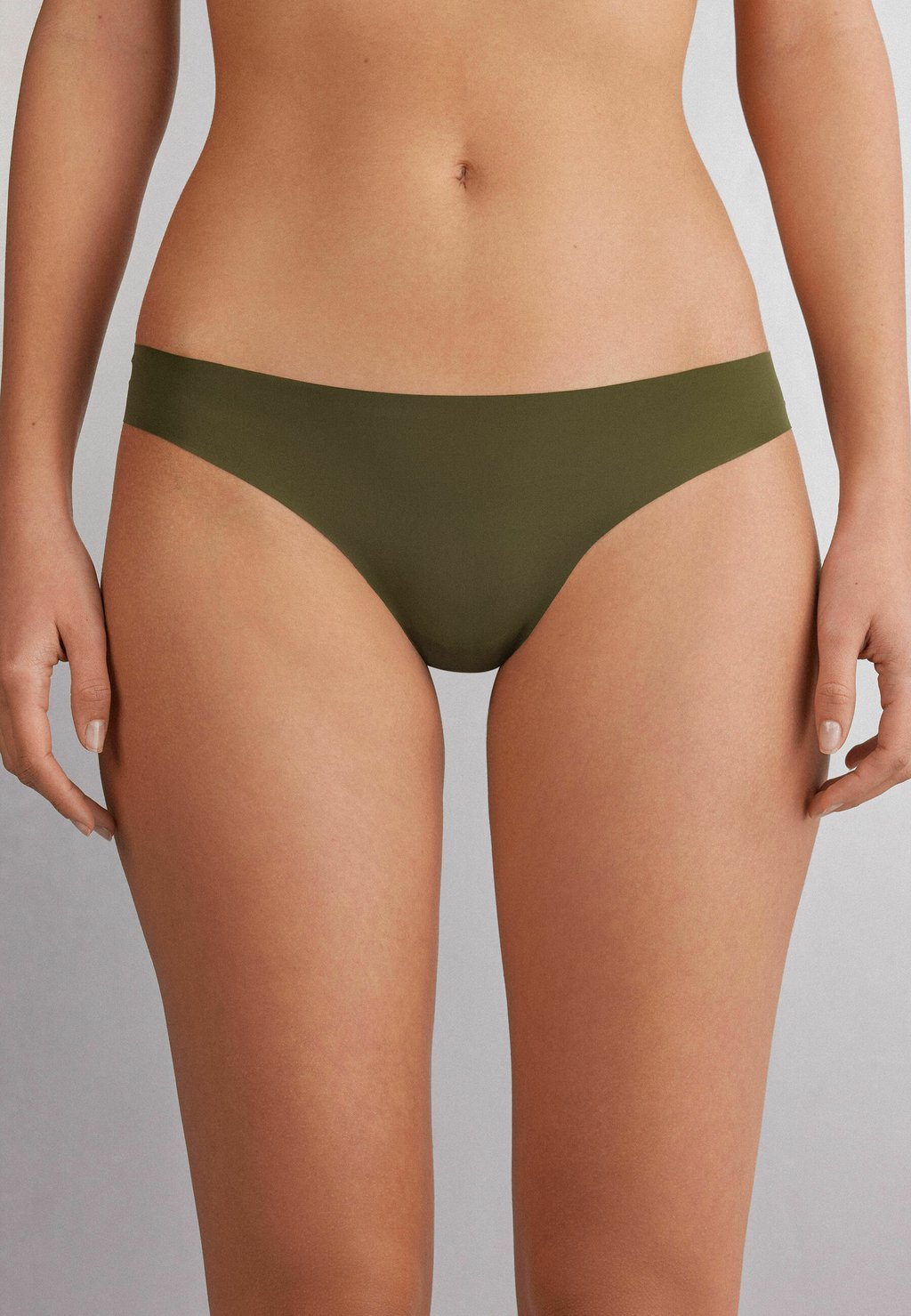 

Стринги BRAZILIAN-SLIP AUS ULTRA-LIGHT Intimissimi, оливковый